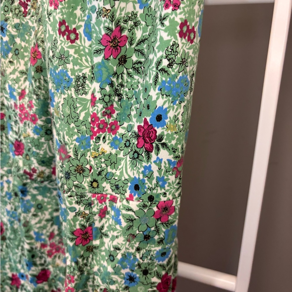 Anne Klein Green Floral Dress - Picture 7 of 16